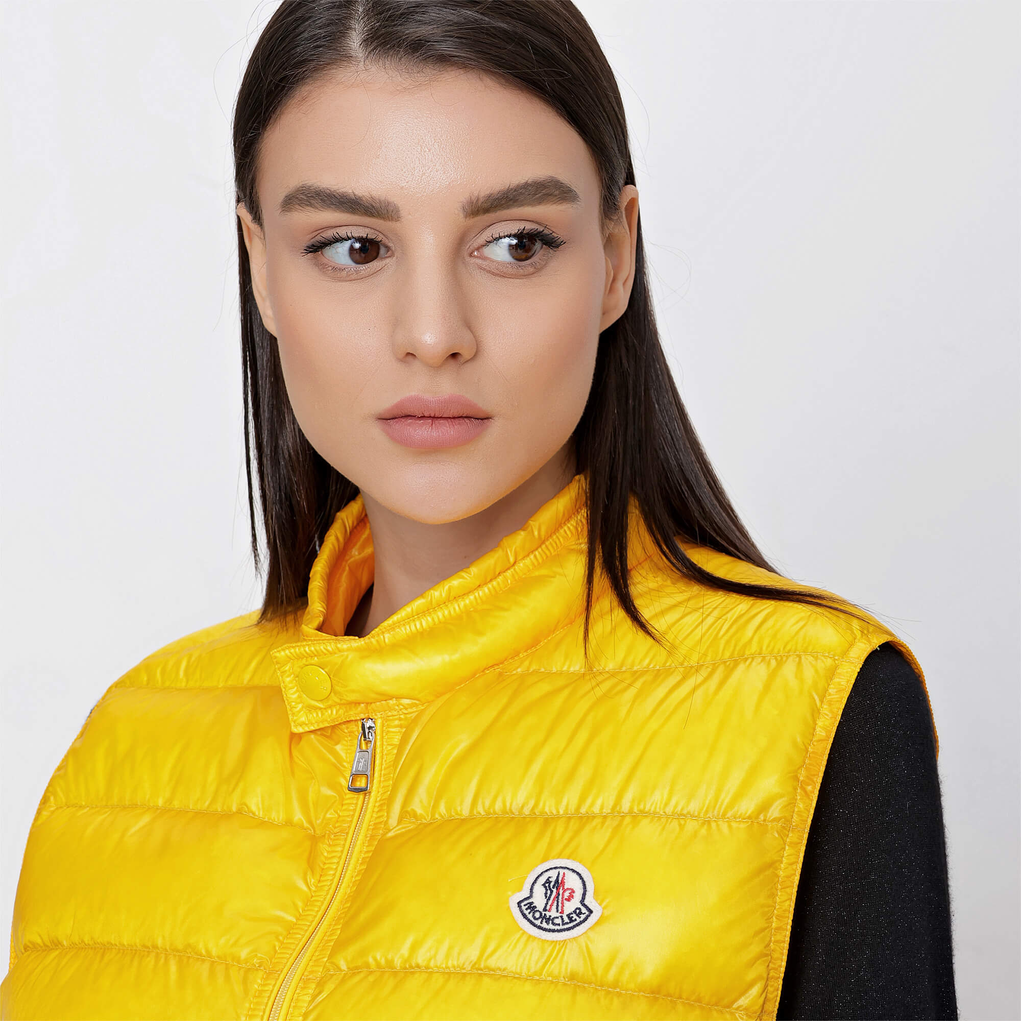 Moncler - Yellow Polyamide Puffer Lightweight Gui Gilet 